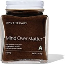 Apothékary Mind Over Matter Kognitive Wsparcie Grzyb Proszek, Pamięć i Skup, Stress Relief Herbal Suplement, Cukier wolny, Wegan, Bez kofeiny