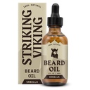 Striking Viking Vanilla Beard Oil for Men - Natural Derived Conditioner with Argan & Jojoba Oils for Softening, Nawilżanie i wzrost (2 Oz)