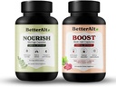 Lepsze Alt Moringa & Beetroot Kapsułki 124; 100% Pure Moringa Liść proszek Suplement & 100% Natural Beetroot Suplement Agregat 124; Bogaty w wapń i witaminę C