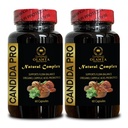 Candida Supplement Supplement - Pigułki pomocy pokarmowej, Pomaga zdrowej florze jelitowej & Wsparcie dla systemu immunologicznego z enzymów pokarmowych - 2 Butelki 120 Kapsułki