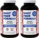 Yerba Prima Daily Fiber Formula Proszek - 12 oz (Opakowanie 2) - Rozpuszczalny i nierozpuszczalny suplement diety Fiber - Colon Cleanse - Gut Health - Wegan, Non-GMO, Gluten- Free