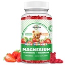 Magnezu Complex Gummies- Spokojne Gummies do żucia dla dzieci i dorosłych - Magnezu Glycinate Supplement- w / Omega-3, Witamina B6, D3- Support Relief uspokajający, Kości, Mood, Strawberry Flavor