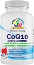 CoQ10 (Ubichinon) - 30 kapsułek - Ultra Better Absorption Formula - Promowanie Energii i Staminy - Wegańskie i Wegetariańskie Przyjazne - wolne od sztucznych dodatków