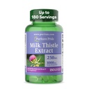 Puritan 's Milk Thistle 4: 1 Extract 1000mg 180 Softgels (Silymarin) Liver Health