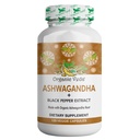 Organic Veda Ashwagandha Suplementy, 1500mg - Ashwagandha Kapsułki z Black Pepper Extract - Wykonane z czystej 100% Organic Ashwagandha Root - Mood Supplement Supplement & Energy, 120 Veggie