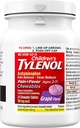 Tylenol Ból dzieci Plus gorączka, winogrona, 24 tabletki do żucia (opakowanie po 2)