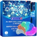 Eye żel Pad (24 Pary) - Pod Eye Patches dla puffy Eyes, Zmarszczki, Ciemny Circles, Natural Collagen Eye żele, Pod Maska Maska Pats na twarz, aby ukoić puffiness, Torby na oczy