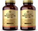 Solgar Wieczór Primrose Oil 500 mg - 180 Softgels, Pack of 2 - Cold Pressed Source of GLA - Gluten Free, Dairy Free - 360 Total Servings
