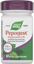 Nature 's Way Pepogest Peppermint Oil, Soothes Okazjonalne zaburzenia żołądka i jelit *, Enteric Coated Peppermint Oil Softgels, 60 Softgels (Packaging May Vary)