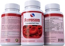 Suplementy żelaza liposomalne przez Siba Pharm Xi124; Ferrosom Diezja Żelaza witamin suplement XI124; Bogaty w witaminy C, B12, Kwas foliowy Xi124; Non GMO, Wegan, Premium Quality Xification 124; Pomaga nowej produkcji komórek krwi 124; 30 Kapsułki