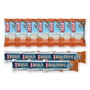 CLIF BAR i CLIF Builders - Variety Pack - Chrupiące masło orzechowe i czekoladowe masło orzechowe - Bary energetyczne i batoniki białkowe - Nie-GMO - Roślina Based - 2.4 oz. (14 Count)