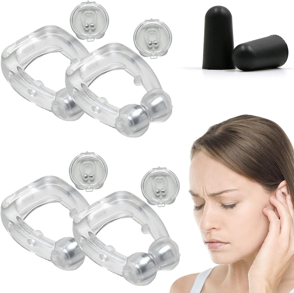 Szum uszne Ulga dla Ringing Ears, Acupeace Tinnitus Relief Device, Acupeace Anti Tinnitus Relief Ear Clip, Urządzenie dla Stop Ear Ringing (2Pary)