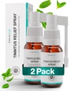 Medilisk Tinnitus Relief Spray - Wspiera Tinnitus Relief dla Ringing Ears - Ziołowe produkty do pielęgnacji ucha - Leczenie szum w uszach Zapobieganie - Niesteroidowe i hipoalergiczne - 1 Fl Oz Relaks - Opakowanie 2
