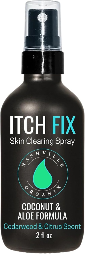 Dr A 's Itch Fix Skin Clearing Spray Address 124; Athlete' s Foot & Jock Itch Solution Address 124; Itching Relief for Groin, Feet, Inner Thigh Adding124; Natural Ingredients and Esential Oils Address 124; Odor Eliminator 4oz