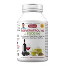 ANDREW LESSMAN Resveratrol- 100 EGCG 100mg - 180 kapsułek - Dwa naturalnie występujące przeciwutleniacze, Bez alkoholu lub kofeiny.