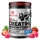Natury Pomoc Kreatywna jednowodzian Gummie (5g) - Wstępny trening Energia & Mięśnie Wsparcie wzrostu dla mężczyzn i kobiet 124; Truskawkowe Gummies Elektrolity (135 Count)