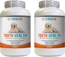 Tabletki z oddechem psa - Advanced Teeth Health for Dogs - Fights Bad Breath - Best Looking Gums and Teeth - Witamina c for Dogs Pills - 120 Tablets (2 butelki)