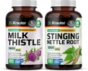 BIO KRAUTER Mleko Ocieplacz 250 Kapsułki i Stinging Nettle 250 Kapsułki