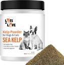 Proszek do Kelp dla psów i kotów - Organic Sea Kelp Supplement granulki proszek (16 Oz, 1 funt)