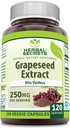 Herbal Secrets Grapeseed Extract Supplement Agregat 124; 250 Mg per Serving Agregat 124; 120 Veggie Capsules Agregat 124; Non-GMO Agregat 124; Gluten- Free Agregat 124; Made in USA
