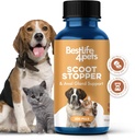 Scoot Stopper for Dogs & Cats - Naturalny Gland Anal & Digestive Supplement for Scooting, Stool Consistency, Zaparcia, Indoor Accidents & Trudności Pooping - 400 Pigułki bezogonowe