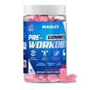 Gummy przedtreningowe dla mężczyzn i kobiet, Gummy wstępne z Beta Alanine 124; Kofeina organiczna 124; Pikolinian chromowy 124; Gluten wolny, Wegan, zwiększona energia, szybszy metabolizm i regeneracja (60 gummy)