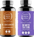 Happy Healthy Hippie Go with The Flow Menopauza Wsparcie i być uziemiony stres ulgi