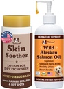 Natural Dog Company Healthy Skin Bundle, Pomaga zdrowej skóry i łagodzi suchość, Swędzonej skóry, Ulgi alergii dla psów
