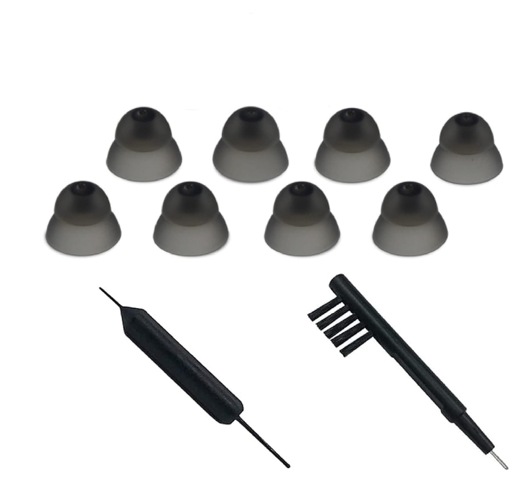 Usłyszenie Narzędzia czyszczące Kopuły Słuchowe Zamknąć kopuły dla Refound Sure Fit Style RITE i Open Fit BTE Wzmacniacz słuchu z Brush Cleaner SIGS Size 8PCS)