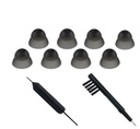 Usłyszenie Narzędzia czyszczące Kopuły Słuchowe Zamknąć kopuły dla Refound Sure Fit Style RITE i Open Fit BTE Wzmacniacz słuchu z Brush Cleaner SIGS Size 8PCS)