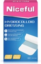 10 Bandaże hydrokoloidalne duże, 2 "x 4" Hydrokoloidalne rany opatrunkowe Extra cienki do wytłaczania światła, Hydrokoloidalne żelowe bandaże szybkie gojenie