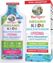 MaryRuth Organics Multivitamin dla dzieci 124; Cukier wolny 124; Witaminy płynne 124; Suplement wsparcia immunologicznego 124; Zdrowie kognitywne & Ogólne Wellness 124; USDA Organiczne 124; Wegan 124; NieGMO 124; 14 Służenie