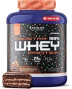 Ultimate Nutrition Prostar Protein Powder Isolate, Czekoladowe ciasto urodzinowe - Niskie węglowodany, Wysokie Białko Powder Shake for Muscle Gain & Recovery - Niski Sód, Niski Tłuszcz & Keto Friendly - 5.28 Lbs Tub