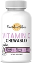 Witamina C Chewables 124; 500 mg Witamina C jako kwas askorbinowy na serwowanie 124; Berry Blast Flavor 124; 60 Służba
