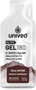 Unived Elite Gel 180-2: 1 Stosunek prostych i złożonych węglowodanów z Beta Alanine & Esential Electrolytes - dla Endurance Sports Runners & rowerzystów -180kcal - Double Espresso - 100mg Caetine - Opakowanie 6