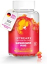 IvyBears ® Superpower Kids - Multivitamin Gummies for Immune Support - Wzmocnienie systemów immunologicznych dzieci z witamin C, D2, B6, A - W pełni naturalne Berry- Flavored - German- Made Daily Supplement