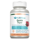 LIFETIME Quick Digest Digestive Enzymes - Enzymy roślinne dla białek, węglowodanów, owoców i warzyw - Pomarańcza - Pomarańcza Flavor - 90 Słupki, 90 Tabletki do żucia