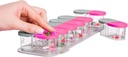 Sagely SMART XL Weekly Pill Organizer - bardzo duży 7 dni AM / PM Pill Box 2 razy dziennie z bezpłatną aplikacją Reminder (duży wystarczająco do Fit Fish Oil, Cod Liver Oil, Suplementy witaminy D i witaminy) (różowy / szary)