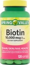 Dolina Wiosna Biotin suplement diety, 10 000 mg, 120 Softgels