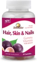 Rise- N- Shine Hair Skin & Nails Gummy Vitamin - Pectin Gummies dla kobiet i mężczyzn z witamin, Biotin, Collagen & More - 30 Count