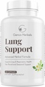 Lung Support - Pomaga oddychać bardziej komfortowo, Wsparcie sezonowe okrągłego roku, Lung Cleanse & Lung Detox Formuła, 60 Kapsułki