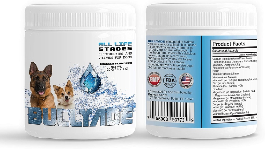 Natural Dog Supplement z 18 witamin i minerałów. Mieszaniny z wodą lub jedzeniem. (Kurczak)