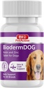 Bio Pet Aktywne BiodermDOG 0,5 Cynk i Biotin tabletki dla psów, układu immunologicznego, skóry, płaszcza i paznokci Wsparcie dla psów, 1.32 oz, 75 Tabletki do rozgryzania i żucia
