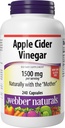 Webber Naturals Jabłko Cider Kapsułki ocet z matką, 1500 mg na serwowanie, Wysoka moc, 240 Kapsułki, Naturalne wsparcie trawienia, Cukier, Dairy & Gluten Free