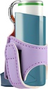 Beautyflier Astma Inhaler Holder PU Skóra Handy dla dorosłych i dzieci, Inhaler nie zawiera