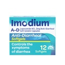 Imodium A- D Dierrhea Relief Softgels with Loperamide HCl, Anti-Darrheral Medicine to help Control Symptom of Darrhea