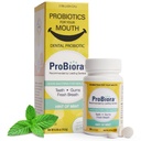 ProBiora Oral Probiotics for Teeth and Gums | Dental Probiotics for Improved Oral Health | Bad Breath Treatment for Adults | ProBiora3 Patented Probiotic Blend | Tooth Whitening | 30 Mint Tablets