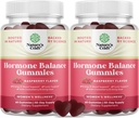 Hormon Równowaga dla Kobiet Gummies All Ages - Suplement wsparcia PMS dla kobiet Regulacji cyklu menstruacyjnego & Hormonalna Równowaga Menopauza & Mood Swings z witaminą B6 & Dong Quai - 60 Przeżuć - 2 opakowania