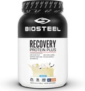 BIOSTEEL Recovery Protein Plus Powder Supplement, Grass- Fed i Non-GMO Formuła, Wanilia, 27 Służenia