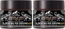Czysty Shilajit Resin, Autentyczny Złoty stopień A, 1000mg Maksymalna Potliwość Naturalny Shilajit Resin z kwasem Fulvic dla energii, Wsparcie immunologiczne, 50 Grams, 2 Pack